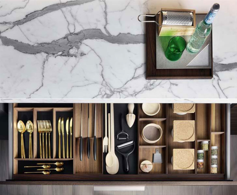 Cutlery and kitchen finishes at No. 7 Rosedale